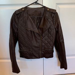 Leather jacket